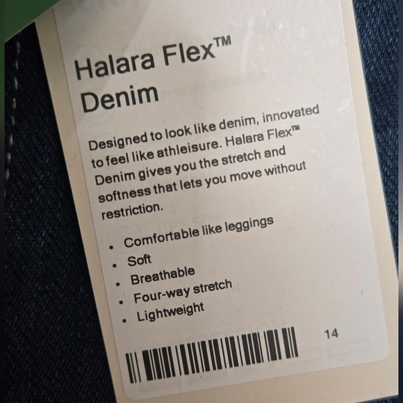 Halara Flex Demin pants XS petite - Picture 4 of 5